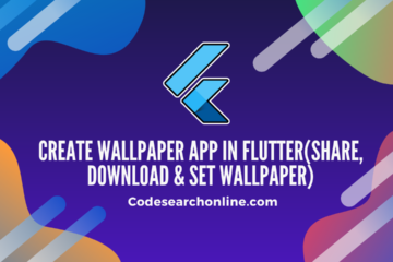 wallpaper app in flutter